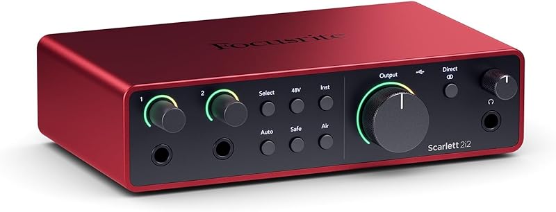 Focusrite Scarlett 2i2 4th Gen