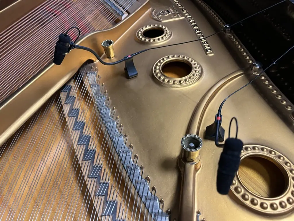 Recording a Piano using DPA 4099 CORE