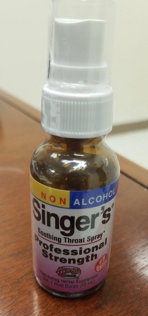 Singer's Saving Grace Vocal Spray