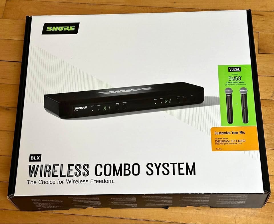 Shure BLX288/SM58